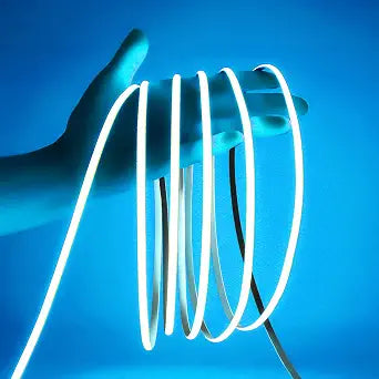 5mm COB LED Strip Light 16.4ft Tape Light CRI90+ 12V Ice Blue