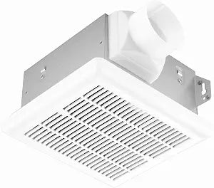 Bathroom Fan with Light, 50 CFM, 3inch Duct