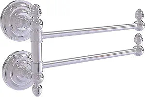 Allied Brass QN-GTB-2 Que Collection 2 Swing Arm Towel Rail, Polished Chrome