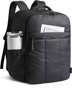 BAGSMART 35L Travel Backpack for Women & Men 17-Inch Laptop, Black