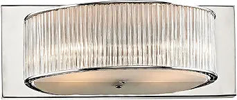 ELK Lighting BV361-0-15 Somerset 1 Light Vanity in Crystal Glass, 4 x 12 x 3", Chrome