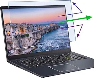 2 Pcs 14 Inch (1920x1200P) Laptop Blue Light Screen Protector, Reduce Eye Strain Anti Glare Blue Light Blocking Screen Protector for 14 with 16:10 Resolution HP/Dell/Acer/Asus/Samsung/Lenovo