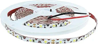 LED Lighting 12V 16.4ft UL Listed Cool White 2835 SMD Zig-Zag LED Strip Lights Dimmable 660lm/m 6.2W/m 300 LEDs 60 LEDs/m IP33 Non-Waterproof. S Shape Angle Turning Capable