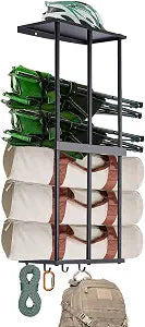 Garage Organization Storage, Metal Camping Chair Rack Wall Mount