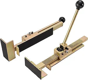 Flooring Jack with Felt Bottom Scratch Resistant, Professional Hardwood Flooring Jack and Positioning Tool for Straightening and Installing Laminate Deck Boards Tile Floor Without Pry Bars (1PCS)