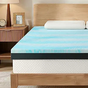Firm to Extra Firm Mattress Topper King Size 3 Inch, Pain Relieving Foam Bed Topper for Extra Support, Gel Memory Foam&High-Density Foam Mattress Pad, CertiPUR-US Certified