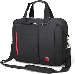 Omnpak 15.6" Laptop Briefcase with Combination Lock Anti Theft Notary Bag