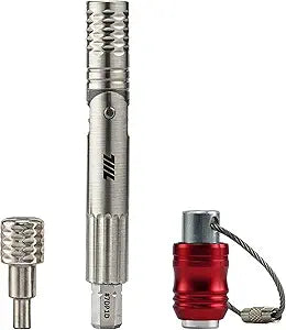 711L Pen Driver TG - Compact EDC Bit Driver with Foldable L-Handle | Compatible with 4mm Precision Bits & 1/4" Double-Ended Bits | 7DP1D