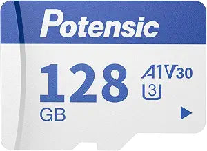 Potensic 128GB Memory Card for Drones, A1, U3, V30, Read Speed up to 100 MB/s