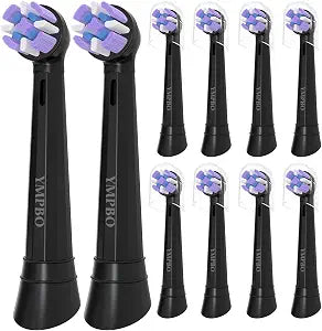 10 Pack Toothbrush Replacement Heads for Oral-B iO, Black