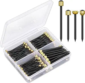 MAPVOLUT 120PCS Nails for Hanging Pictures, 4 Sizes Picture Hanging Nails for Wall Decoration Hanging Frame Kit Mirror Hanging Hardware Tool Hangers for Claw Drywall Nails (Small Medium Large Nails)