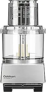 Cuisinart Food Processor, Dishwasher Safe 11-Cup Food Processor with Slicing & Shredding Discs, Cuisinart Pro Custom 11 Stainless Steel Electric Chopper & Kitchen Food Processor, Chrome, DLC-8SBCYP1