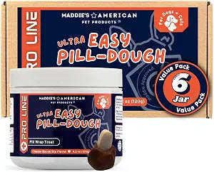 Ultra Easy Pill-Dough Treat Paste Wrap for Dogs & Cats - Forms a Custom Pocket to Hide Pet Medications - Pro Line