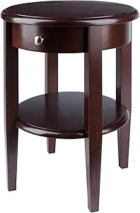 Winsome Concord Occasional Table, Small End Table with Shelf Storage, Practical and Elegant Living Room Decor, Stylish Furniture Essentials for New Homes, Apartments