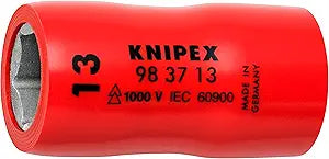 KNIPEX 98 37 13 3/8 1,000V Insulated 13 mm Hexagon Socket