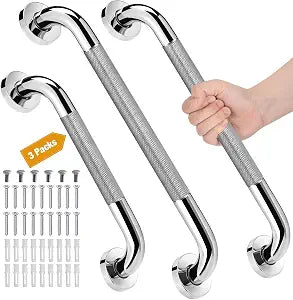 Shower Grab Bars for Bathroom 3 Pack Safety Bath Handle for Senior for Wall