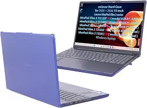 mCover Case ONLY Compatible for 2025-2026 15" Lenovo IdeaPad Slim 3 15AHP10 / 15ARP10 / 15IRH10 / 15IRU10 Series Windows Computers (NOT Fitting Any Other Lenovo Models) (Blue)