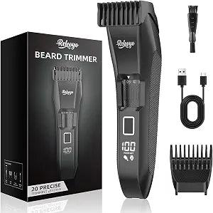 REHOYO Beard Trimmer for Men Adjustable: Professional Cordless Trimmer
