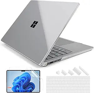 Batianda Premium Case for Surface Laptop 13.8 Inch 2024-2026, Crystal Clear