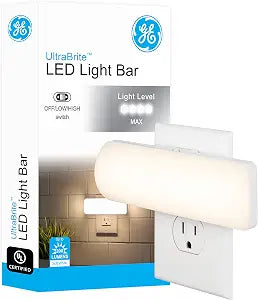 GE Ultrabrite Plug in LED Night Light with Manual High/Low/Off Switch