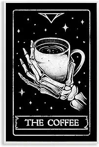 Mystical Coffee Tarot Card, 12 x 18 Inch Framed Gicle Print