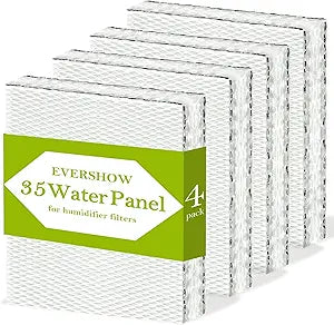 35 Water Panel for AprilAire Humidifier Filter Replacement, Humidifier Pad for AprilAire Whole House Humidifiers Models 300 350 360 560 560A 568 600 600A 600M 700 700A 700M(4 Pack)