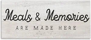 Stupell Industries Rustic Kitchen Meals, 13 x 30 Inch Canvas Wall Art