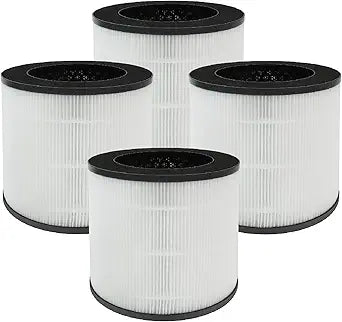4 Pack 14 Replacement Filter Compatible with MA Series 14/14B/14W Air PuriFier, 3-in-1 Filtration Contains Pre-Filter, True H13 HEPA and Activated Carbon (4 Pack)