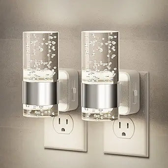 JandCase Night Light, Night Lights Plug into Wall,2 Pack LED Nightlight with Adjustable Brightness, 5000KAutomatic Night Light Plug in with Auto Light Sensor for Bathroom Hallway Room Decor