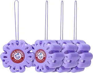 Arm & Hammer OdorBusterz ShapeMATE, Lavender Flower, 4 Count  Decorative Odor Eliminator for Small Spaces