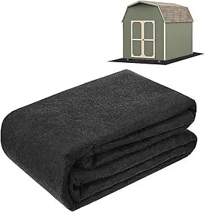 M METERXITY Outdoor Storage Shed Mat, 10x10 FT Waterproof Small Shed Flooring Mat for Patio Furniture Floor Protecting from Wear/Liquid/Dust/Oil, Non-Slip Carport Pad [Grey]