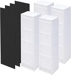 4-Pack HFD-010/HFD-110 Replacement Filter Compatible with Honey-Well HFD-010 and HFD-110 QuietClean Compact Tower Air Purifiers