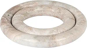 Creative Co-Op Brown Marble Trivets, Set of 2