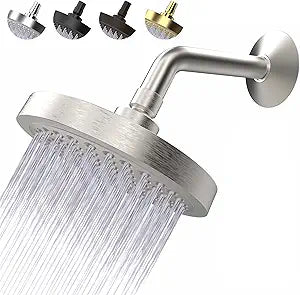 CircleSplash High Pressure Shower Head - 2.5 GPM Brushed Nickel