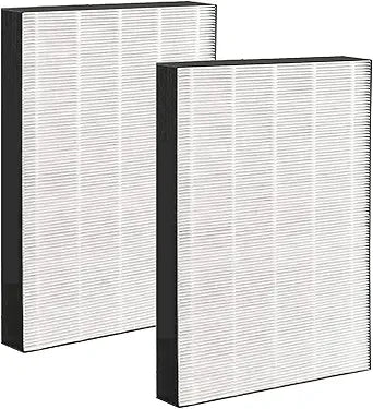 KC-850U Filter for Sharp Air Purifier Part # FZ-C100HFU | Used for Living Room Bedroom | Capture Dust, Pet Dander - 2 Pack HEPA