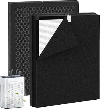 Netezza K2 Replacement Filters Compatible with Lunino K2 Air Purifier