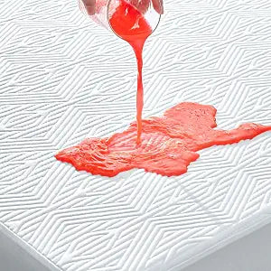 Premium Jacquard 100% Waterproof King Mattress Protector, Noiseless, Anti - Slip, Breathable Bed Cover, Rayon from Bambo, Quilted, Mattress Pad Sheet, Deep Pocket 8"-21"