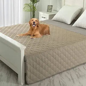 SPXTEX Dog Bed Cover Washable Pee Pads Dog Blankets for Puppy Large Dog Cat,Sofa Reversible Changing Pad Reusable 1 Piece68"x82",Beige+Sand+Sand