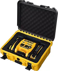Air Compressor Case for DEWALT 20V MAX Tire Inflator DCC020IB - Waterproof, Dustproof, Shockproof Air Pump Hard Storage Carrying Bag for DEWALT Tools, Battery - Case Only