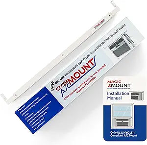 Window AC Bracket - No Tools or Drilling Required - Adjustable Fit (25"-42") - AC Brackets for Windows Holds up to 220lbs - Rust-Resistant Steel Window Air Conditioner Support Bracket