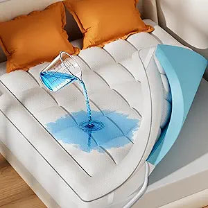 BDEUS Waterproof Dual Layer 3 Inch Memory Foam Mattress Topper Twin Size, 2 Inch Gel Memory Foam Plus 500 GSM Down Alternative Quilted Pillow Top Mattress Pad Cover for Kids, Pets