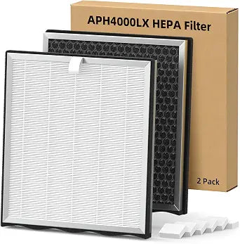 2 Pack APH4000 Replacement Filter Compatible with KNKA APH4000 Air Purifier