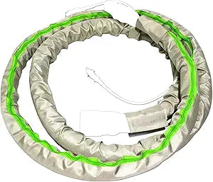 3.5m Dust Extractor Hose Sleeve Compatible with Fes-tool Vacuum D27/32 Cover - Grey & Green Color - Only Sleeve. (Without Wire and Hose)