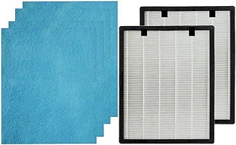 PUREBURG Replacement Filter Set Compatible with Odec PU-P08 Air Purifier,2-Pack H13 HEPA Activated carbon 2-IN-1 4-Stage Filtration Air Clean Dust