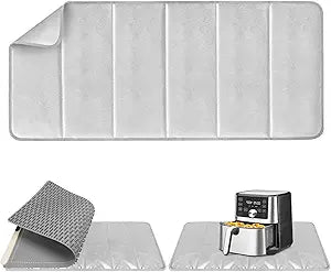 FYY Heat-Resistant Mat for Food Warming Mats - 35.415.4 inch Tables Protected, Up to 50% Temperature Block, Foldable and Space-Saving, Waterproof, Oil-Resistant (Not Include Food Warming Mat)