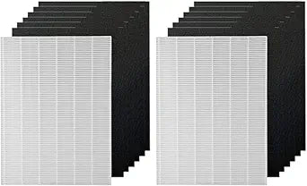 PUREBURG 115115 Replacement Filter Compatible with Winix Filter A Fits 9800 5300 6300 5300-2 6300-2 P300 C535 5000b 5000 5500 Plasma Wave WAC5300 WAC5500 WAC6300 Air Purifiers,2-Pack