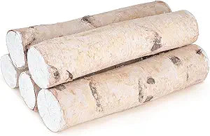 5 Set Large Birch Logs for Fireplace Decorative Natural Birch Branches for Decoration,Birchwood Logs Firewood for Fireplace Decor,Holiday Decor,Christmas Decor,Crafts(3''-4'' Dia.x 16.5" Length)