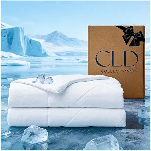 Cooling Comforter for Hot Sleepers King Size,All-Season Breathable Lightweight Blanket for Night Sweats, Soft Cool Touch for Bed, 106x90 Inches, Summer Quilt, Cool White