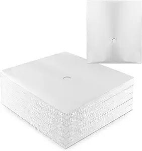 Ireer Fryer Filter Paper Envelope Style 18.5 x 20.5 Inch, 1.5 Inch Hole 1 Side Grease Deep Fryer Cooking Oil Filter, Ideal for Commercial Cafes, Hotel, Restaurants, Food Trucks
