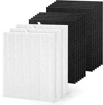 3+12 D360 Filter Replacement D3 Compatible with Winix D360 Air Purifier,Part # 1712-0101-02 Model∩╝D360 HEPA Filter Replacement 3 True HEPA Filters + 12 Activated Carbon Pre-Filter. (3+12Set)
